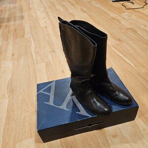 Anne Klein akcraslee black boots, size 7.5